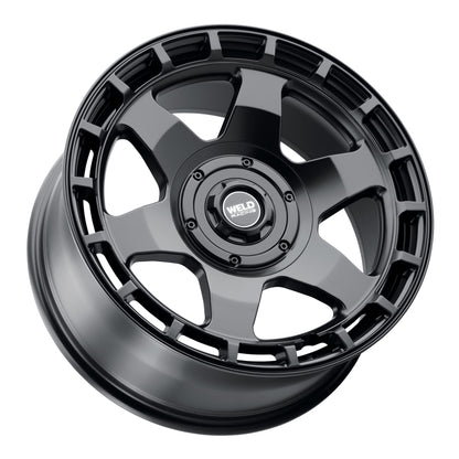 Weld Off-Road Ridge 20x9 - 8x180 BP - ET0 - 124.3mm CB - Satin Black Wheel