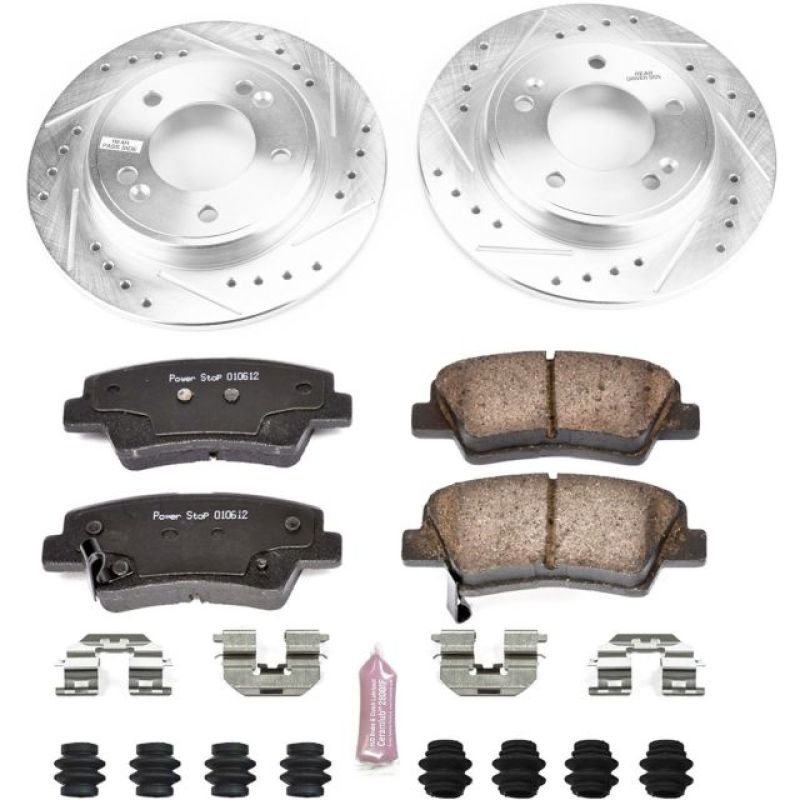 PowerStop Power Stop 17-19 Hyundai Elantra Rear Z23 Evolution Sport Brake Kit