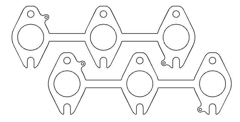 Cometic Gasket Cometic Dodge Cummins 5.9L 24V/24VCR .040in MLS (2) 3 Port Exhaust Gasket
