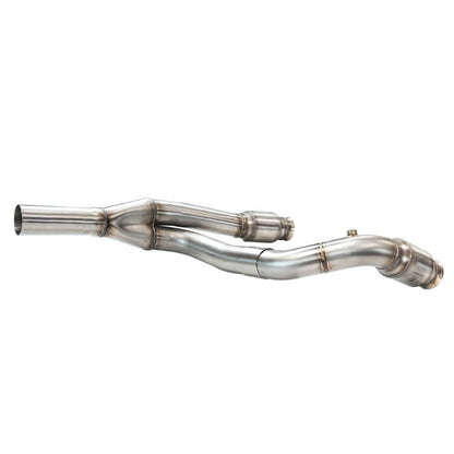 Kooks Headers Kooks 2007+ Jeep Wrangler JK w/LS Swap 3in Catted SS Y-Pipe Kooks Headers Required