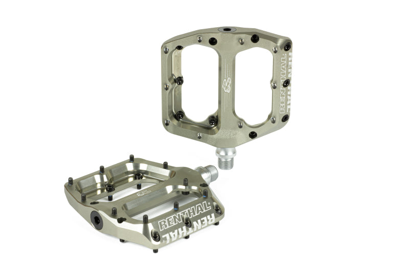 Renthal Revo-F Flat Pedal - Aluminum Gold