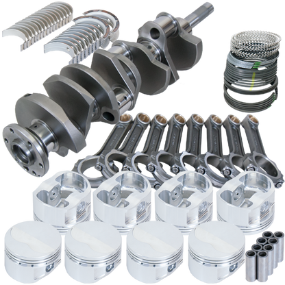 Eagle Ford FE 4.125in Crank 6.700in I-Beam Rods -7cc Flat Top 4.270in Pistons Rotating Assembly