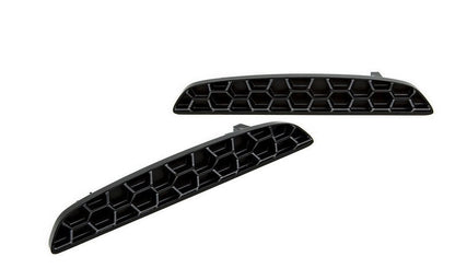 Acexxon BMW F85 X5M Honeycomb Rear Reflector Inserts - Matte Black