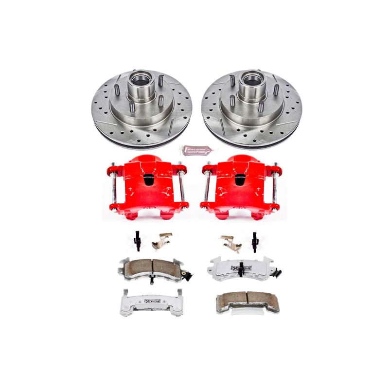 PowerStop Power Stop 95-97 Chevrolet Blazer Front Z26 Street Warrior Brake Kit w/Calipers