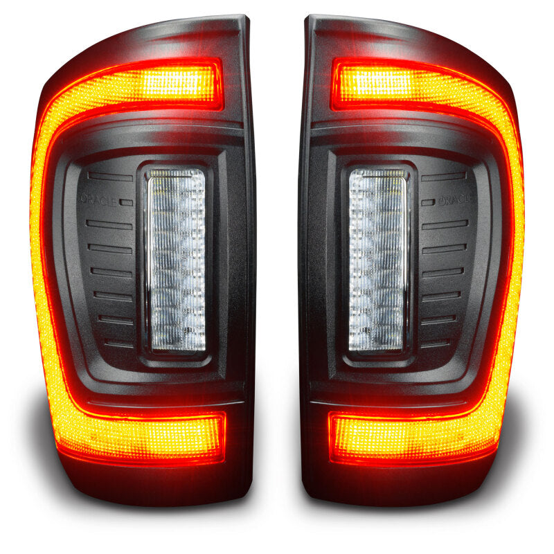 Oracle Lighting 16-23 Gen 3 Toyota Tacoma Black Series Flush Style LED Tail Lights