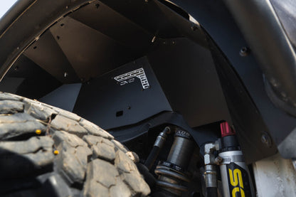DV8 Offroad DV8 21-25 Ford Bronco Rear Aluminum Inner Fenders - Black