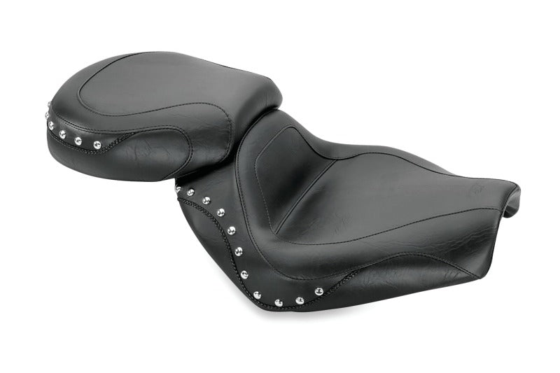 Mustang Motorcycle Mustang 04 Suzuki VZ1600 Marauder, 04-05 Boulevard M95 Sport Touring 2PC Seat w/Studs - Black
