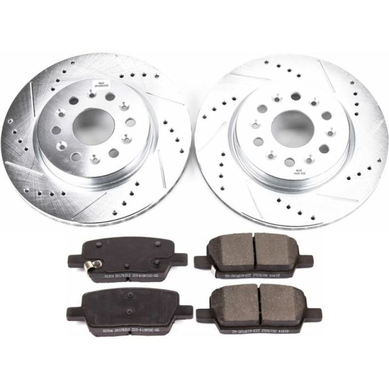 PowerStop Power Stop 18-19 Buick Enclave Rear Z23 Evolution Sport Brake Kit