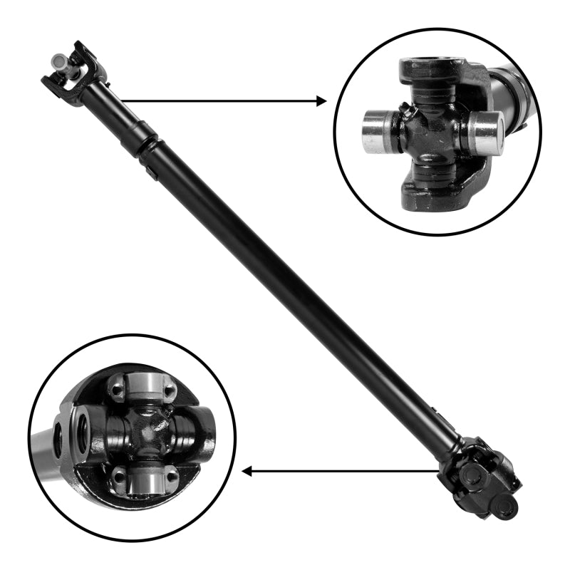 Yukon Gear & Axle Yukon Gear 97-06 Jeep Wrangler Front Driveshaft 38in Center to Center