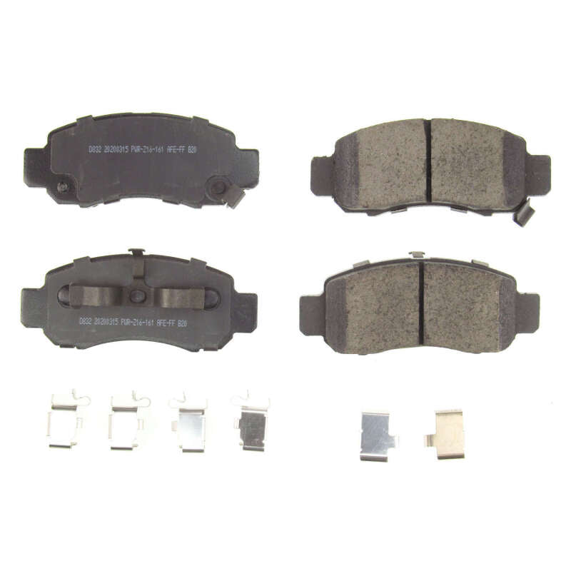 PowerStop Power Stop 00-06 Honda Insight Front Z17 Evolution Ceramic Brake Pads w/Hardware