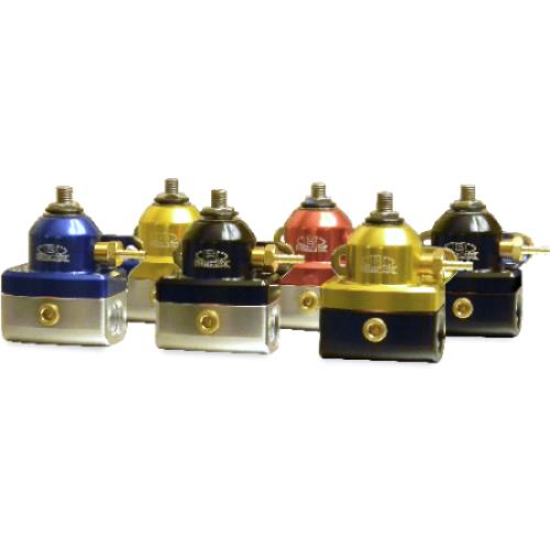 BLOX Racing 2-Port Design Black/Black Adjustable Fuel Pressure Regulator