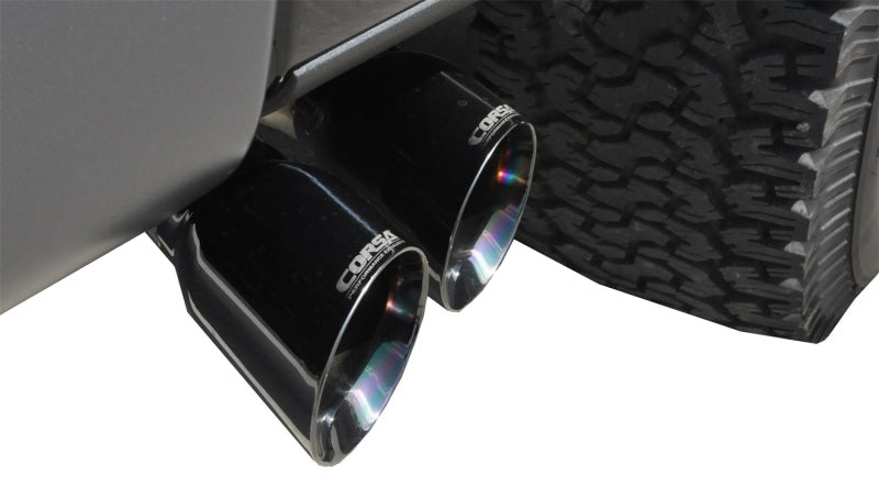 CORSA Performance Corsa 2011-2014 Ford F-150 Raptor 6.2L V8 133in Wheelbase Black Xtreme Cat-Back Exhaust