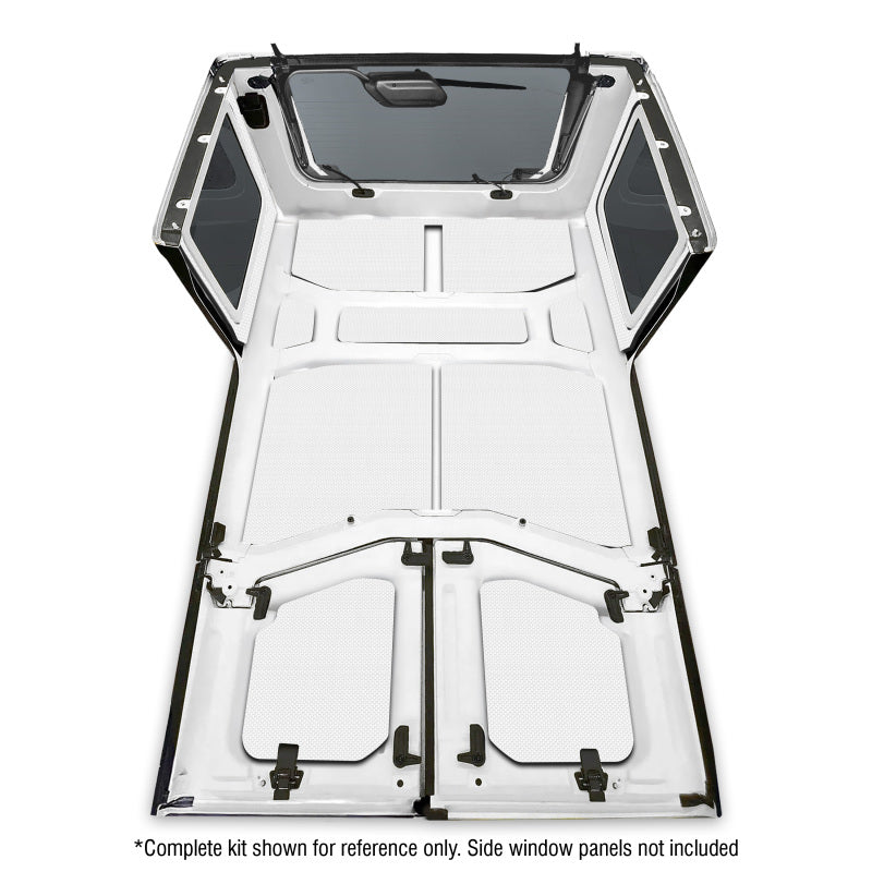 DEI 18-23 Jeep Wrangler JL 4-Door Boom Mat Headliner - 9 Piece - White