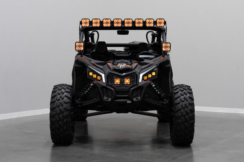 Diode Dynamics 17-24 Can-Am Maverick X3 Stage Series LED Grille Kit Bracket Kit