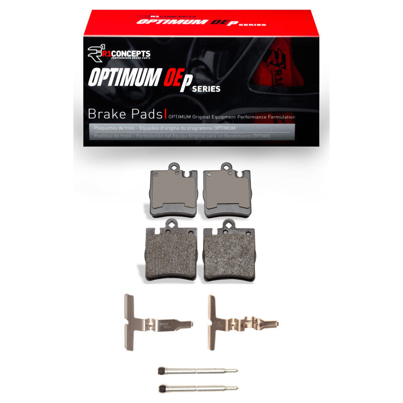 R1 Concepts R1 96-11 Mercedes-Benz C230 Rear Optimum OE Pads & Hardware Kit