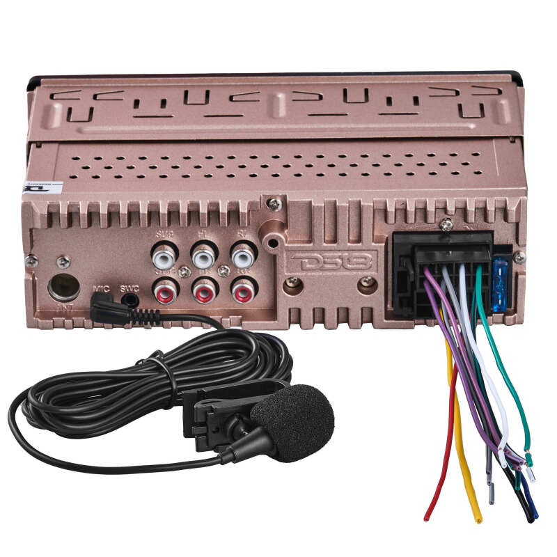 DS18 Single Din Headunit Full DSP Bluetooth USB 3 Zones RGB illumination
