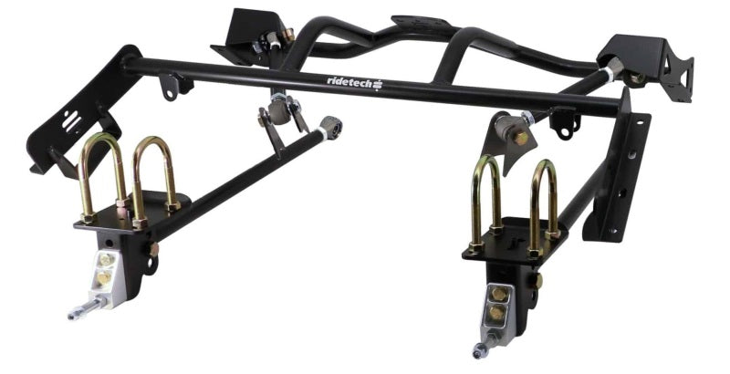 Ridetech 64-66 Ford Mustang Complete Air Suspension System w/ Pin Spindles