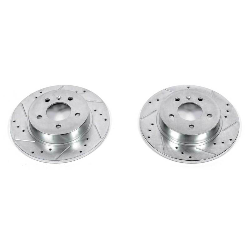 PowerStop Power Stop 06-11 Buick Lucerne Rear Evolution Drilled & Slotted Rotors - Pair