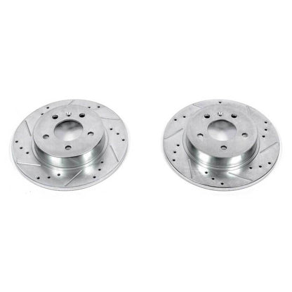 PowerStop Power Stop 06-11 Buick Lucerne Rear Evolution Drilled & Slotted Rotors - Pair