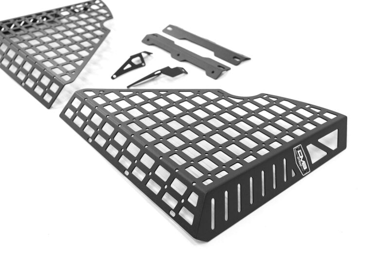 DV8 Offroad 07-18 Jeep Wrangler JK 4-Door Pocketed Rear Window Molle Panels