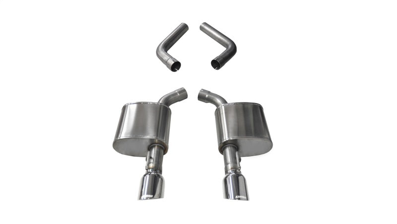 CORSA Performance Corsa 17-20 Dodge Charger 6.4L/17-19 Dodge Charger 5.7L Polished Sport AxleBack Exhaust w/4.5in Tips