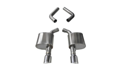 CORSA Performance Corsa 17-20 Dodge Charger 6.4L/17-19 Dodge Charger 5.7L Polished Sport AxleBack Exhaust w/4.5in Tips