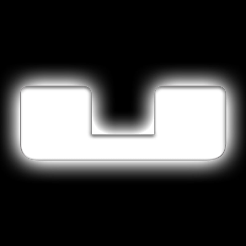 ORACLE Lighting Universal Illuminated LED Letter Badges - Matte Wht Surface Finish - U