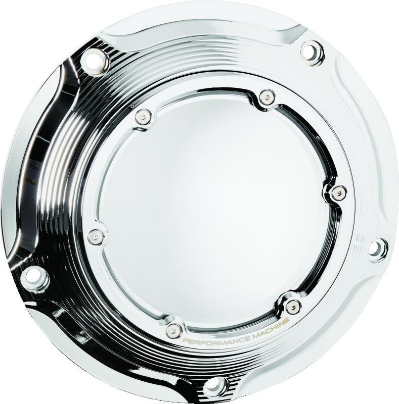 Performance Machine Vision Derby Cover W/Bezel - Chrome