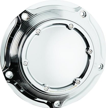 Performance Machine Vision Derby Cover W/Bezel - Chrome