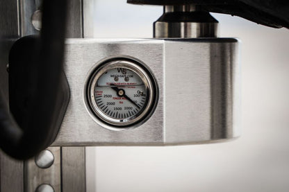 Weigh Safe 8in Drop Hitch w/Built-in Scale & 2.5in Shank (10K/18.5K GTWR) w/WS05 - Aluminum