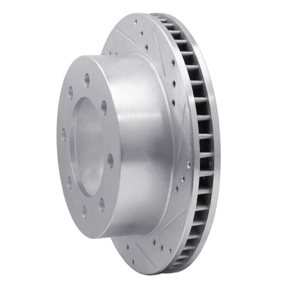 R1 Concepts R1 00-02 Dodge Ram 3500 Front Right Drilled & Slotted Silver Brake Rotor