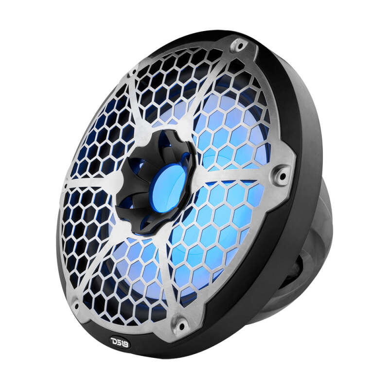 DS18 Marine Subwoofer w/ RGB Lights 12in 350 Watts RMS 4 ohm SVC |Black