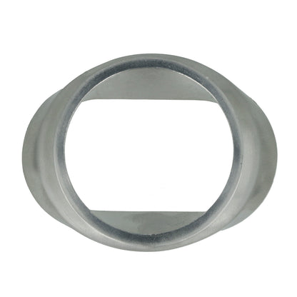 Turbozentrum 289246 Adapter oval to round for manifold construction V4A 1.4541