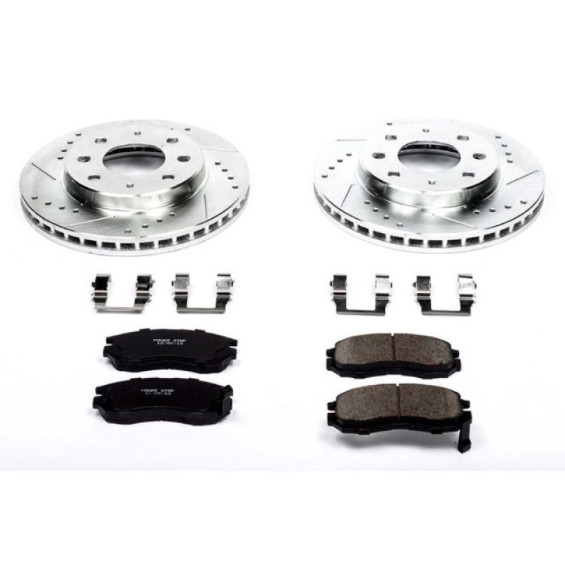 PowerStop Power Stop 93-95 Eagle Summit Front Z23 Evolution Sport Brake Kit