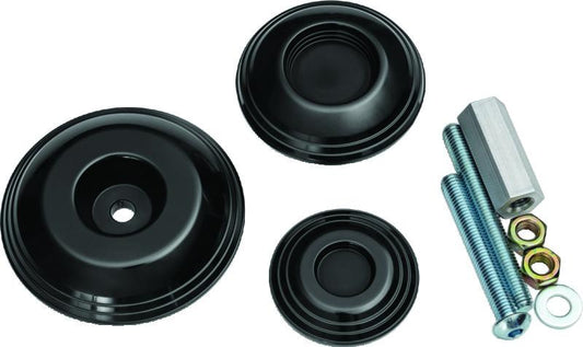 Kuryakyn Lodestar Rear Axle Sliders-BMW-Black