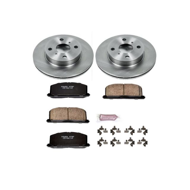 PowerStop Power Stop 90-92 Geo Prizm Front Autospecialty Brake Kit