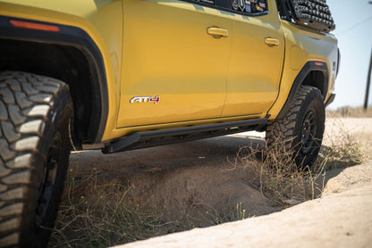 DV8 Offroad DV8 23-25 Chevy Colorado & GMC Canyon Rock Sliders - Micro Texture Black