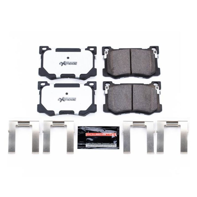 PowerStop Power Stop 17-19 Genesis G80 Front Z26 Extreme Street Brake Pads w/Hardware