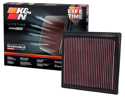 K&N Engineering K&N Replacement Air Filter DODGE DURANGO 04-09 / CHRYSLER ASPEN 07-09