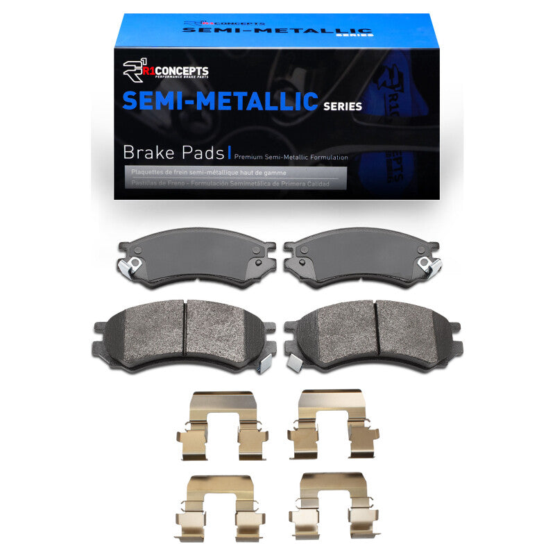 R1 Concepts R1 91-02 Saturn SC2 Front Semi Met Pads & Hardware Kit