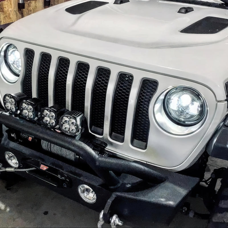 ORACLE Lighting Oracle 7in High Powered LED Headlights - NO HALO - Black Bezel