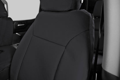 Covercraft 19-23 Ford Ranger Endura PrecisionFit Custom Front Row Seat Covers - Black/Black