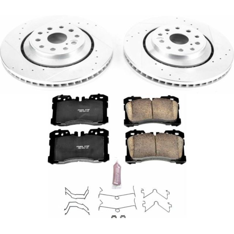 PowerStop Power Stop 07-09 Lexus LS460 Front Z23 Evolution Sport Brake Kit