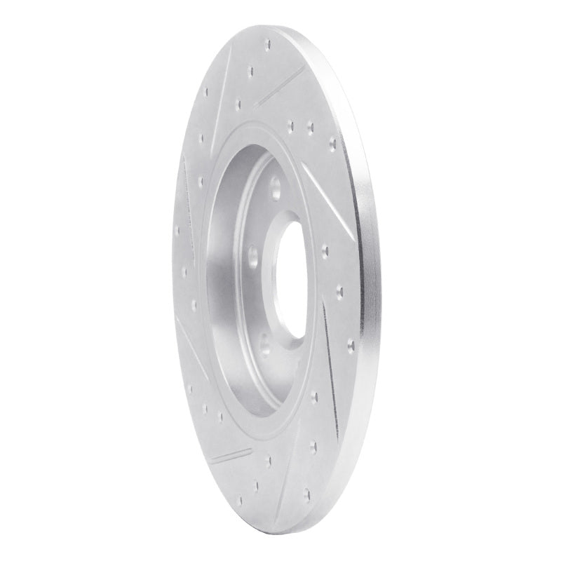 R1 Concepts R1 06-06 Buick TERRAZA Rear Right Drilled & Slotted Silver Brake Rotor