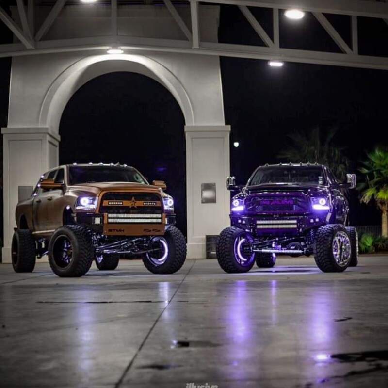 ORACLE Lighting Oracle Ram 13-18 Projector Headlight Halo Kit - ColorSHIFT w/o Controller