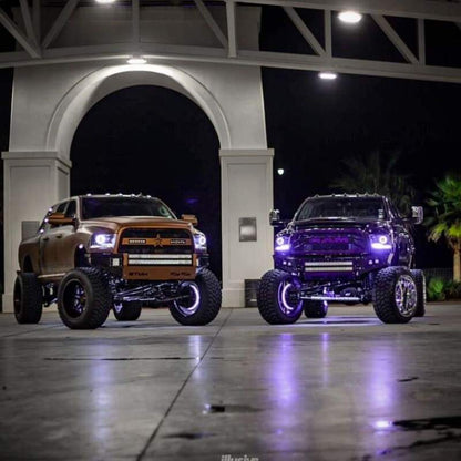 ORACLE Lighting Oracle Ram 13-18 Projector Headlight Halo Kit - ColorSHIFT w/o Controller