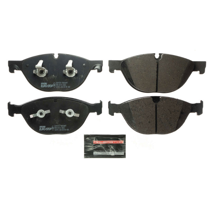 PowerStop Power Stop 12-15 Jaguar XKR-S Euro-Stop ECE-R90 Front Brake Pads