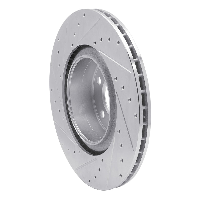 R1 Concepts R1 12-20 BMW 118i (Mexico) Rear Right Drilled & Slotted Silver Brake Rotor