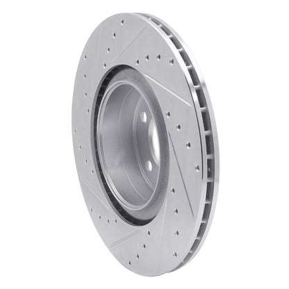 R1 Concepts R1 12-20 BMW 118i (Mexico) Rear Right Drilled & Slotted Silver Brake Rotor