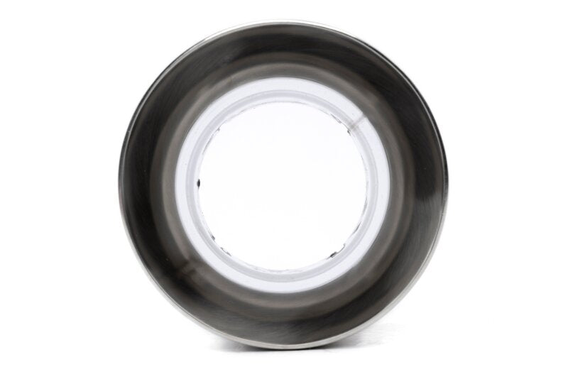 Dinan Double-Walled 4in Clamp-On Exhaust Tip - Polished - 4in Outlet / 2.5in Inlet